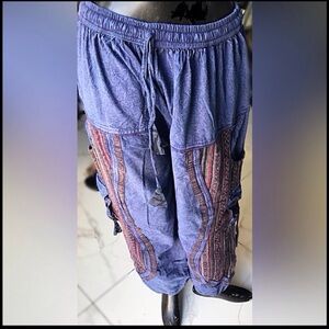 Dark Purple Bohemian Pants